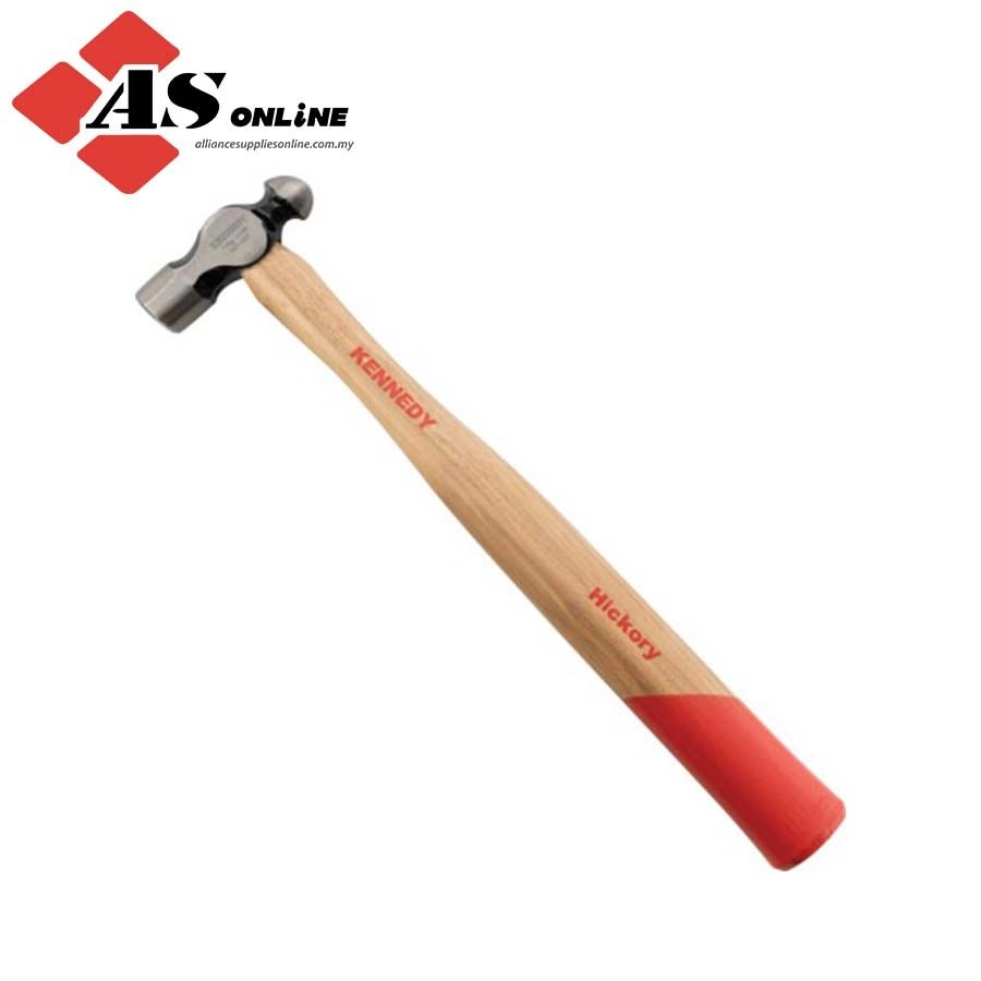 KENNEDY Ball Pein Hammer, 1/4lb, Hickory Shaft, Polished Face / Model: KEN5252020K