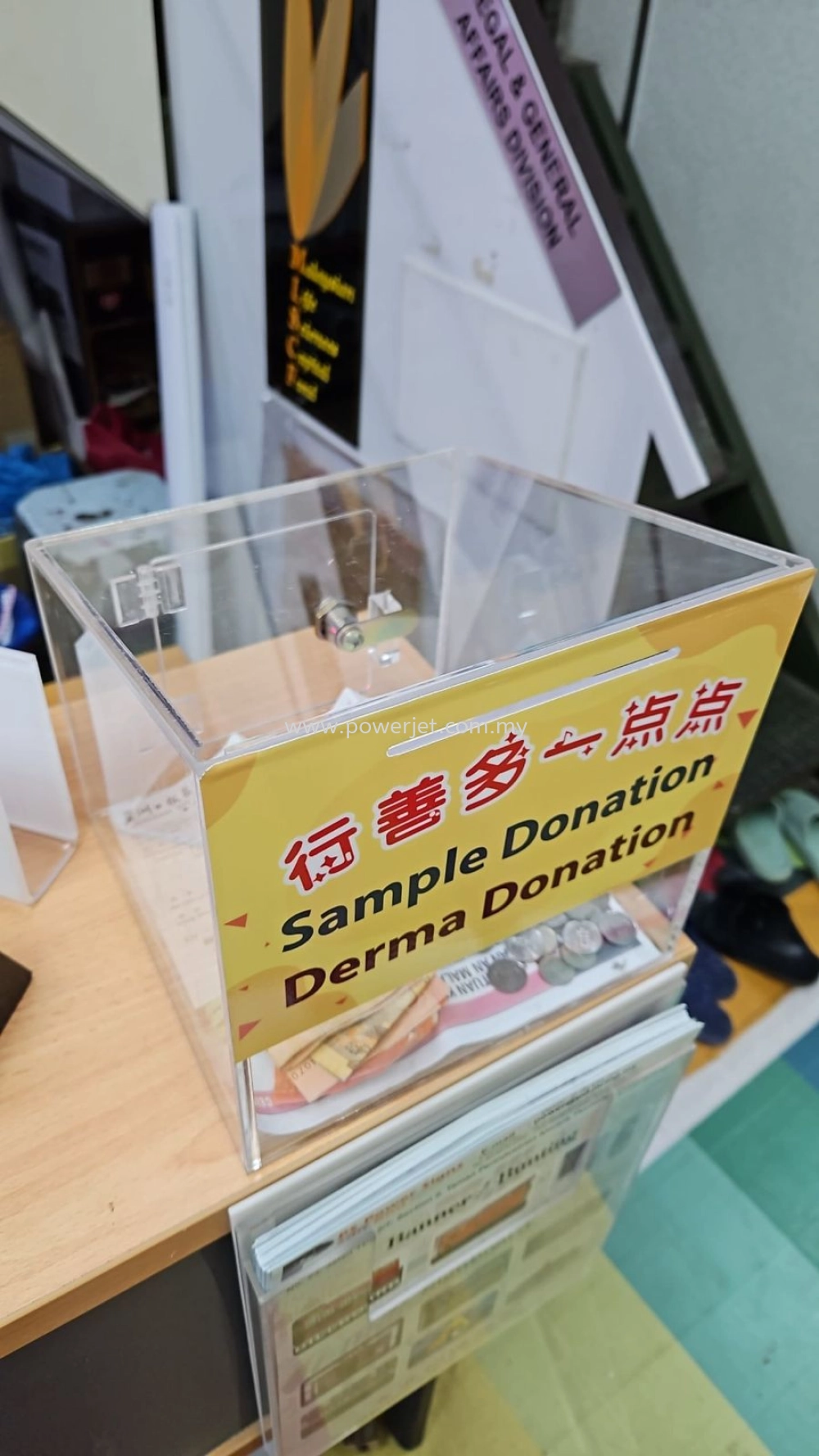 Outdoor Company Signage Box Up Front Lit LED Signage Acrylic Box ...