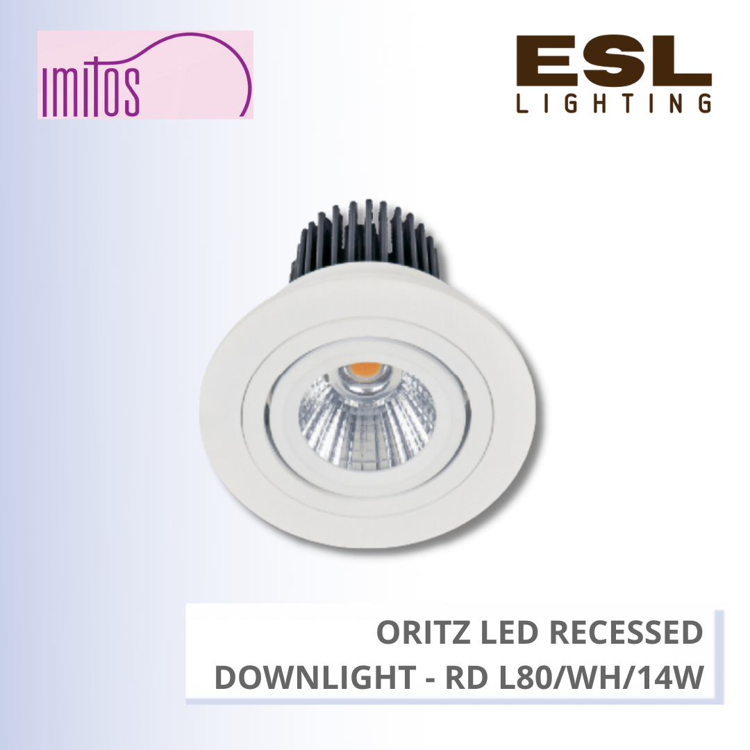 IMITOS ORITZ LED EYEBALL 14W - RD L80/WH/14W