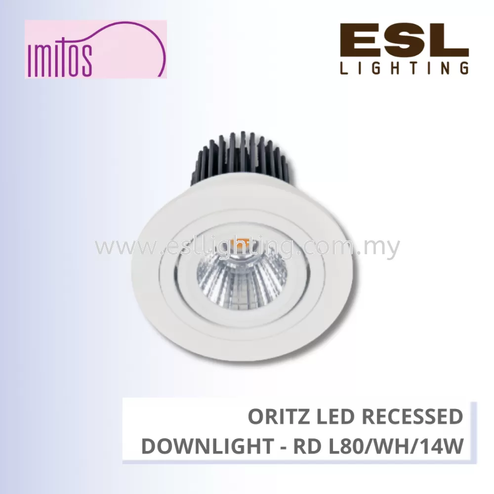 IMITOS ORITZ LED EYEBALL 14W - RD L80/WH/14W
