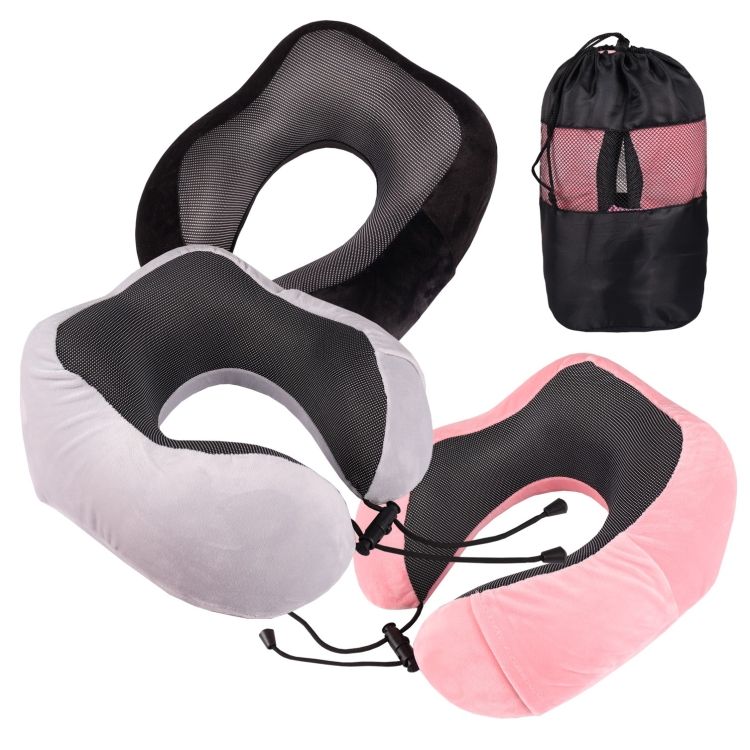Travel Neck Pillow (Removable & Washable Cover)
