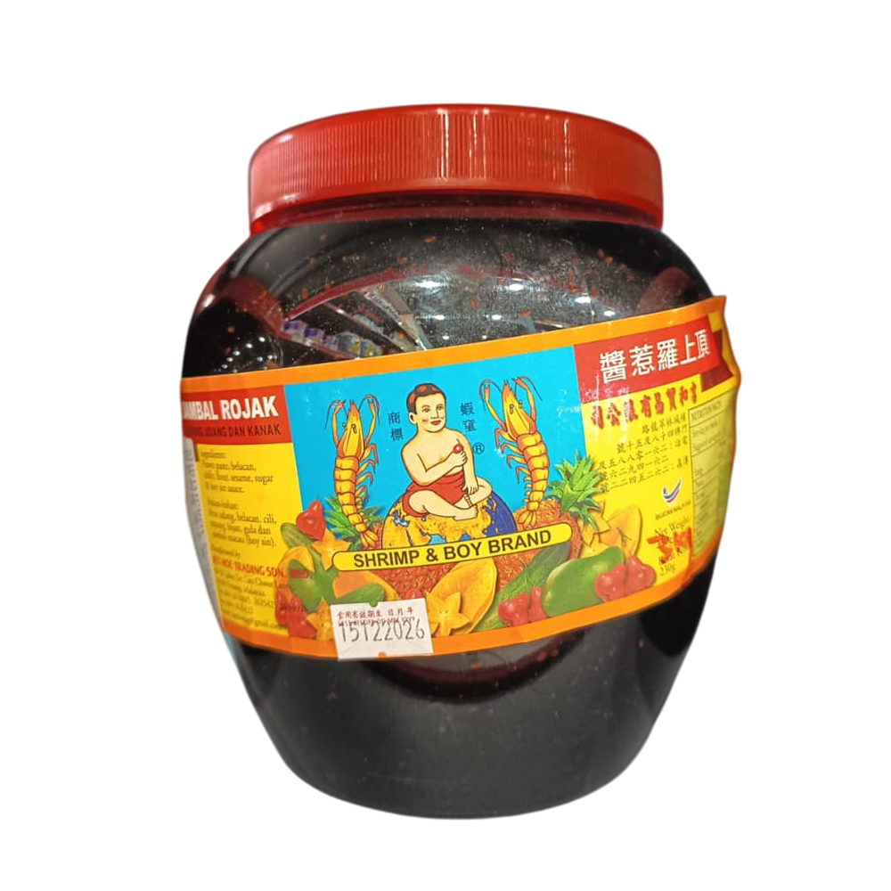 Shrimp & Boy Brand Sambal Rojak 3kg
