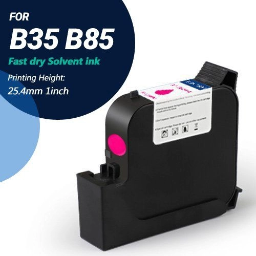 BENTSAI EB22M (Magenta) Inkjet Katrij Dakwat Cepat Kering - untuk B85 B35 Handheld Printer - 1 Pek