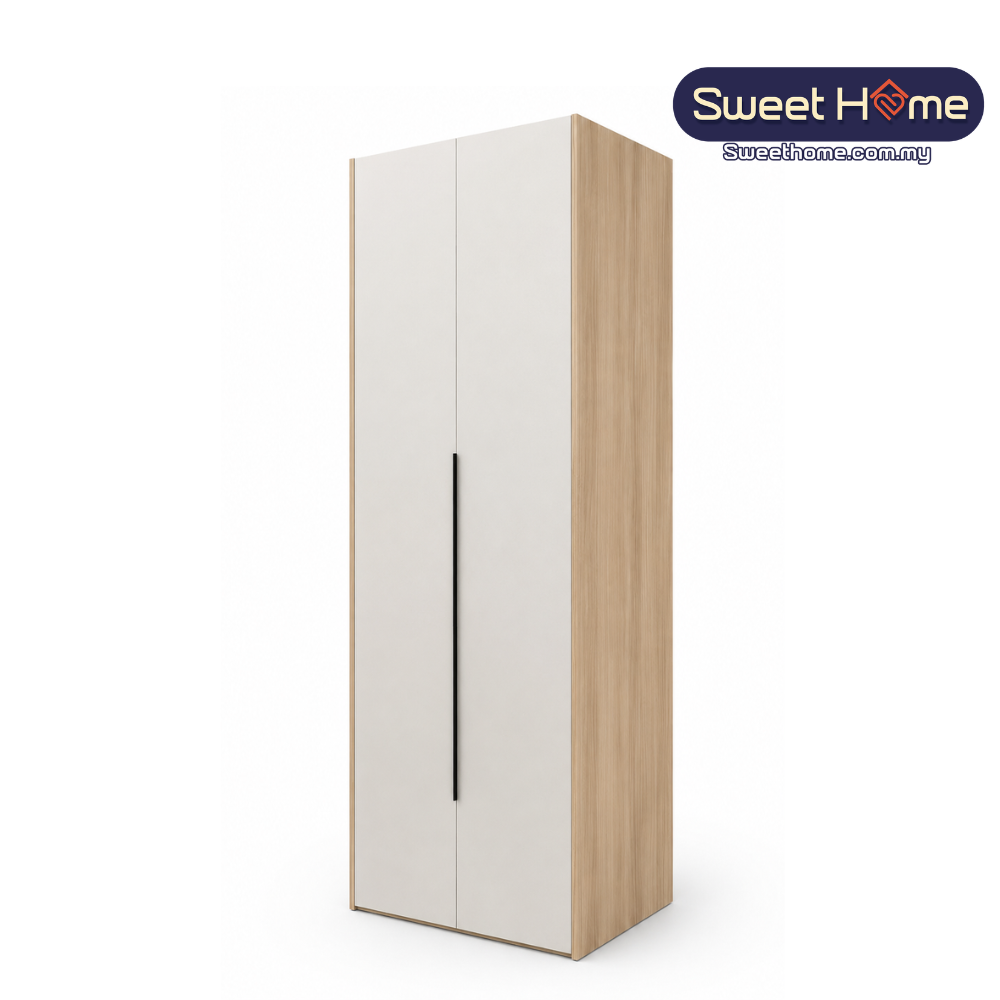 2 Door Swing Door Wardrobe (FOREVER Maple White SERIES) | Bedroom Wardrobe