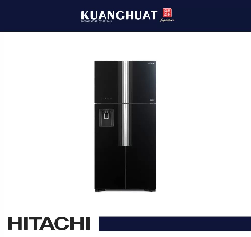 HITACHI 540L 4 Door Big French Refrigerator R-W720P7M GBK