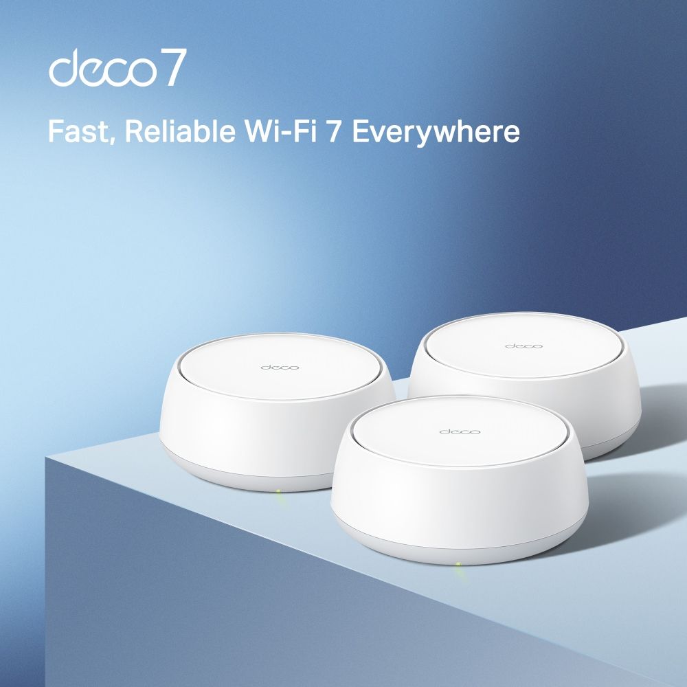 Deco BE25 BE5000 Whole Home Mesh WiFi 7 System