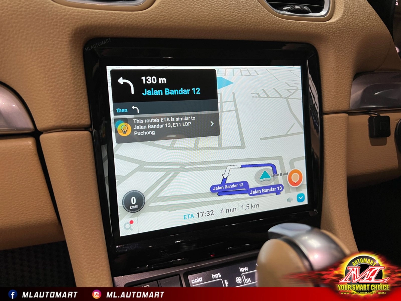 Porsche Cayman 718 Android Monitor