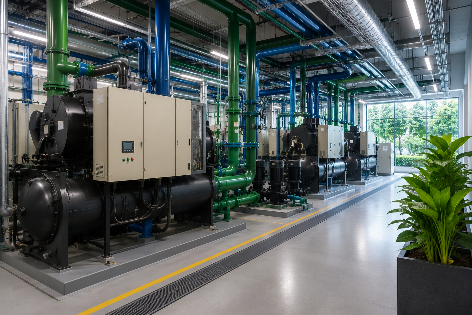 Sustainable commercial cooling modernization