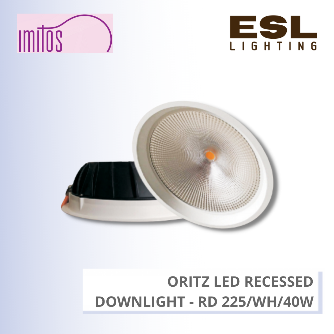 IMITOS ORITZ LED RECESSED DOWNLIGHT 40W - RD 225/WH/40W