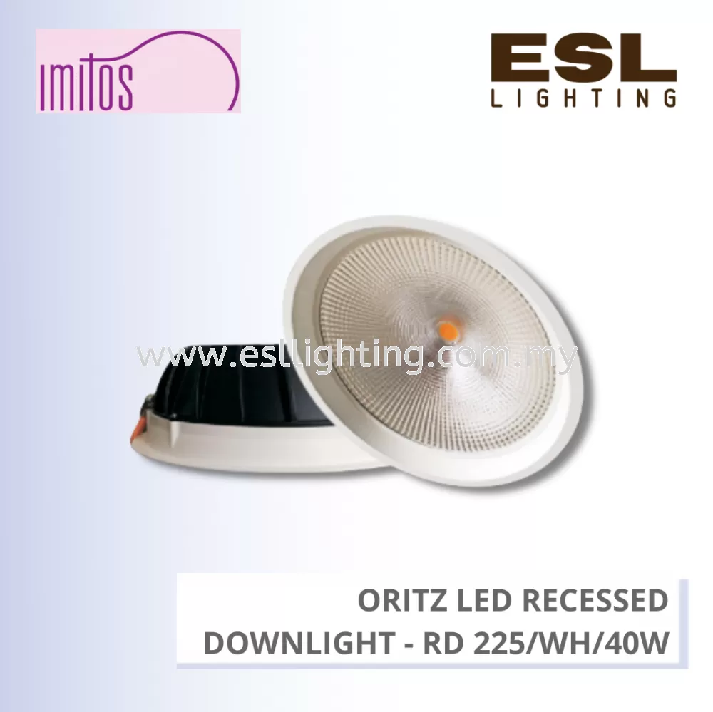 IMITOS ORITZ LED RECESSED DOWNLIGHT 40W - RD 225/WH/40W