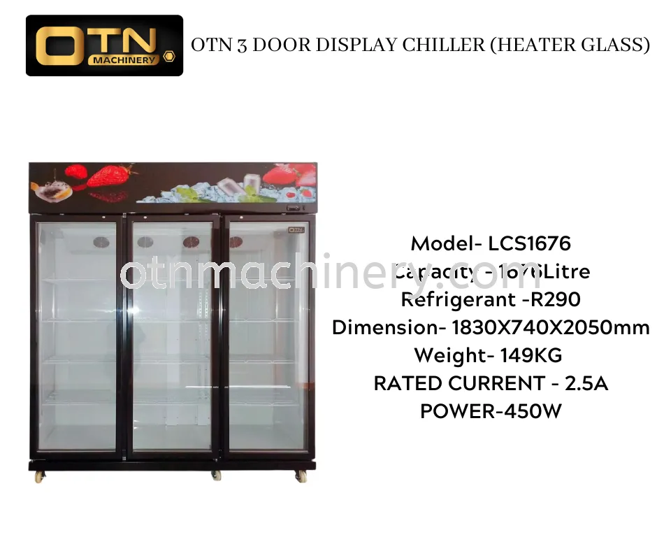 3 DOOR DISPLAY CHILLER