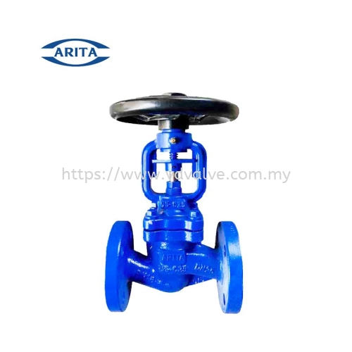 ARITA Cast Steel S-Pattern Bellows Seal Globe Valve - High Pressure and Temperature Control for Various Industrial Applications - ARGV