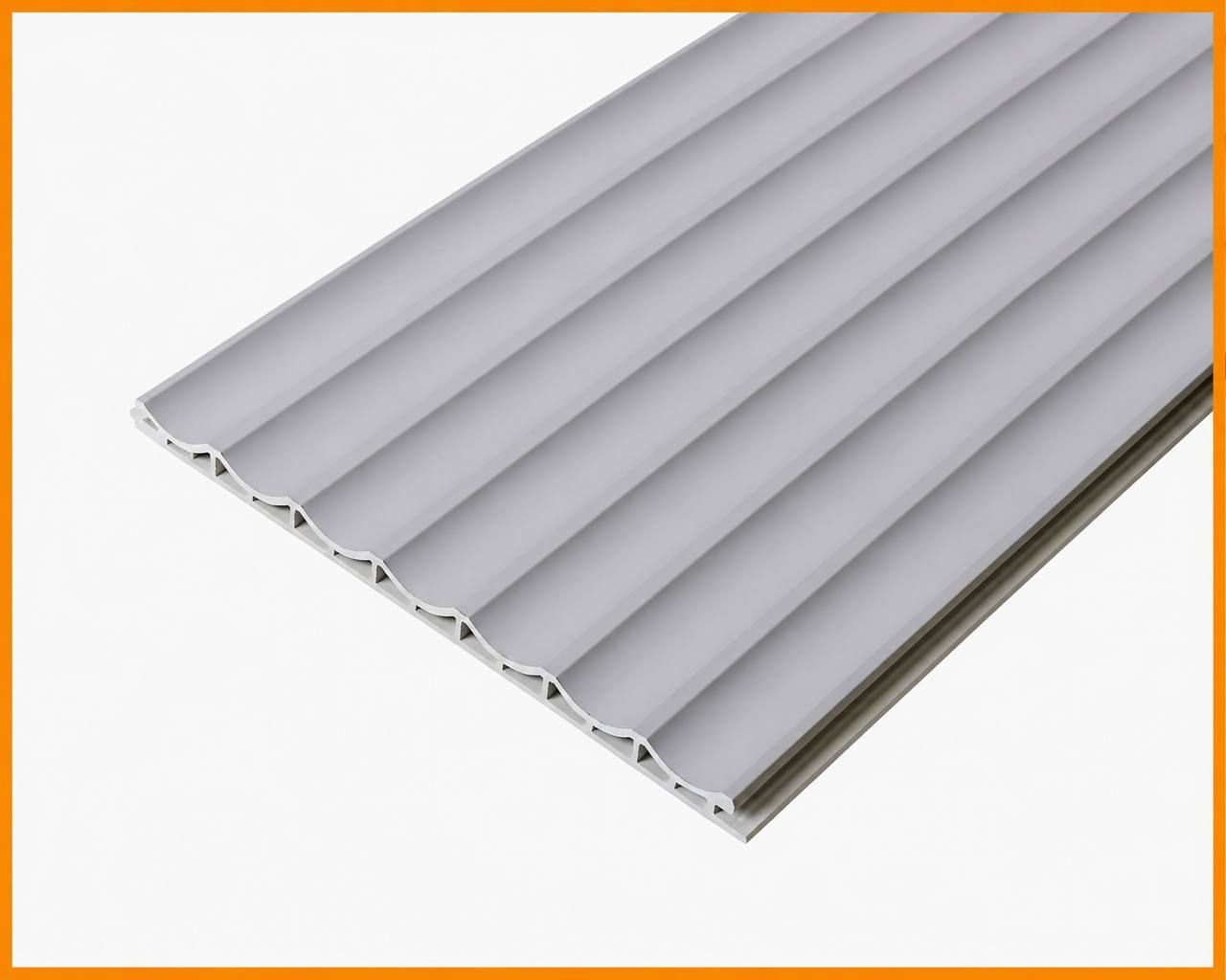 Queensfloor Wall Fluted Small Wave QFPSWS18-07 PEARL WHITE