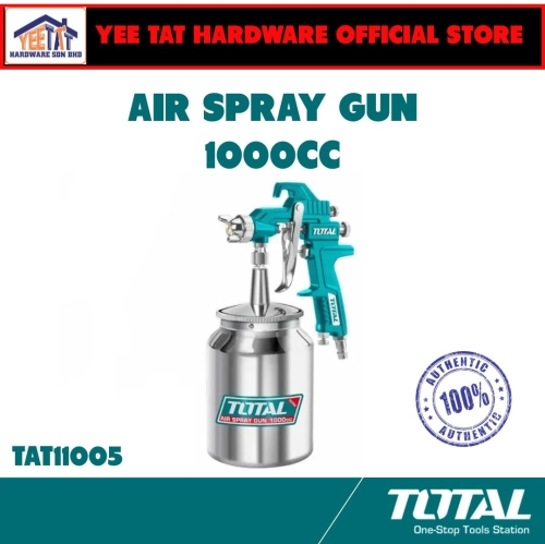 [ TOTAL ] TAT11005 AIR SPRAY GUN (1000CC) - YEE TAT HARDWARE SDN BHD