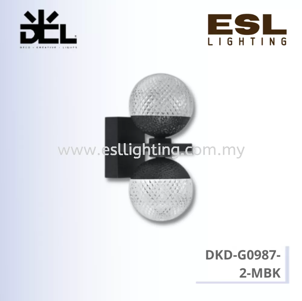 DCL OUTDOOR LIGHT DKD-G0987-2-MBK