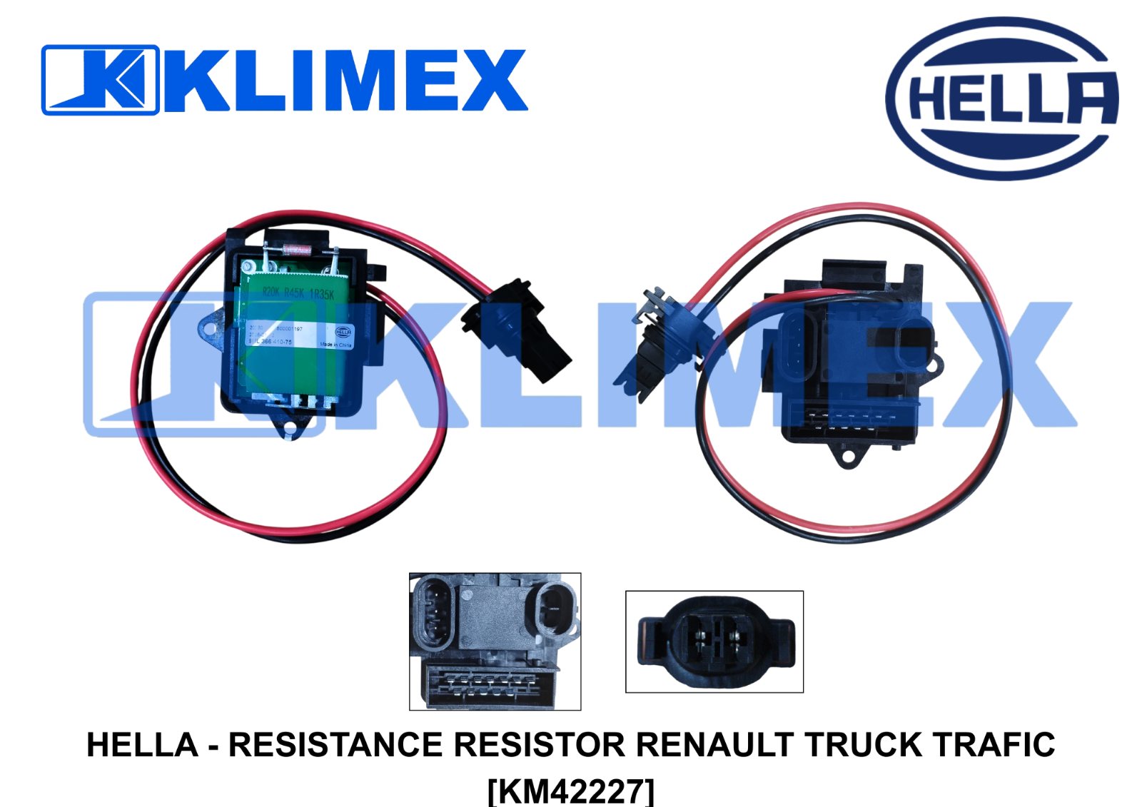 HELLA - RESISTANCE RESISTOR RENAULT TRUCK TRAFIC [KM42227]