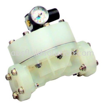 Pulsation Dampener for Small AODD Pump - Manual Charge