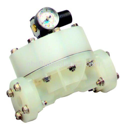 Pulsation Dampener for Small AODD Pump - Manual Charge 
