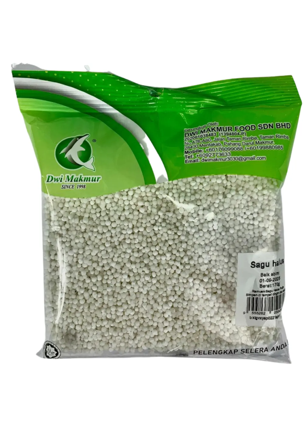 Sagu Halus (Putih) 170g x 5 Pack C.DWI MAKMUR