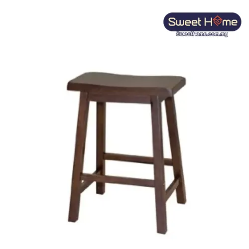 Solid Wood Bar Stool Cappucino | Cafe Furniture