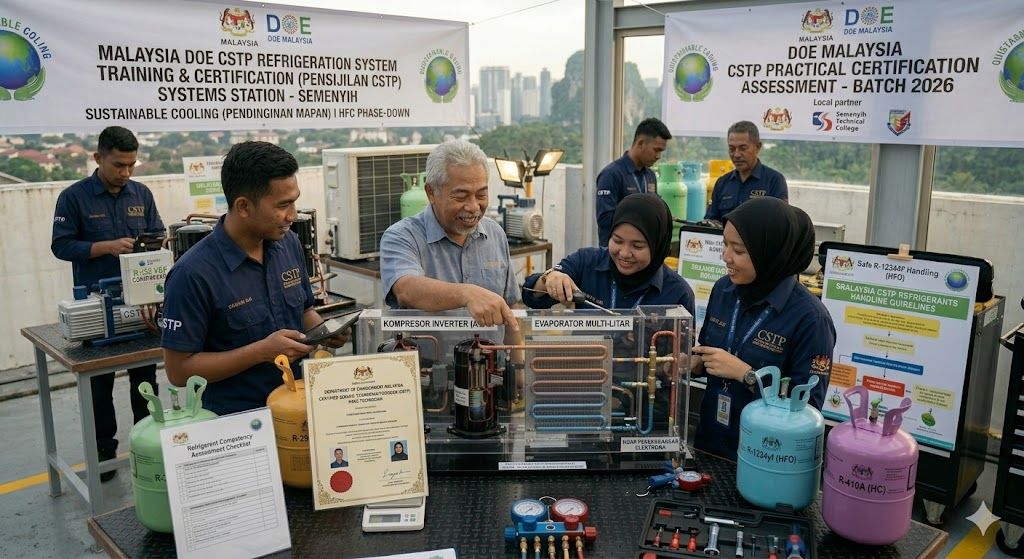 DOE Malaysia CSTP certification HVAC technician