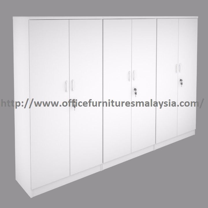 Full White Wardrobe Cabinet with Doors Set OFH16583