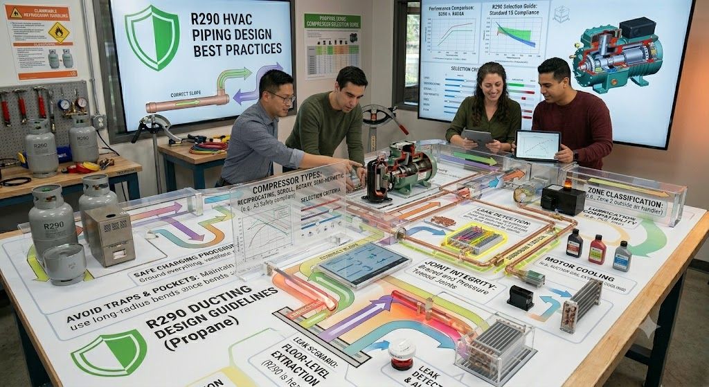 propane refrigerant compressor selection design
