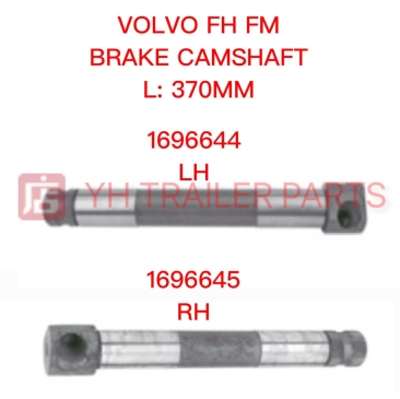 BRAKE CAMSHAFT 370MM LEFT & RIGHT VOLVO 1696644 , 1696645