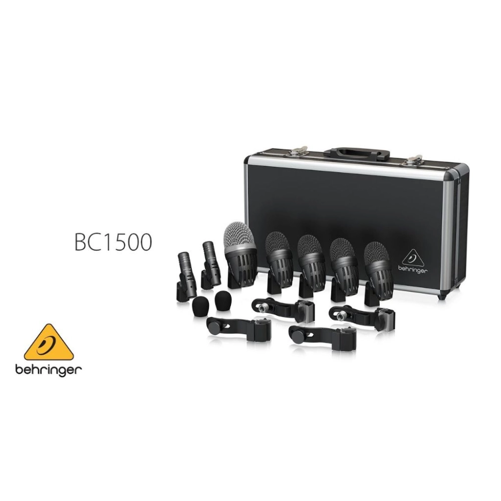 Behringer BC1500 – Premium 7-Piece Drum Microphone Set For Behringer BC1500 – Premium 7-Piece Drum Microphone Set For