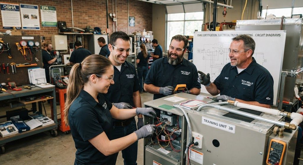 HVAC technician skills certification course