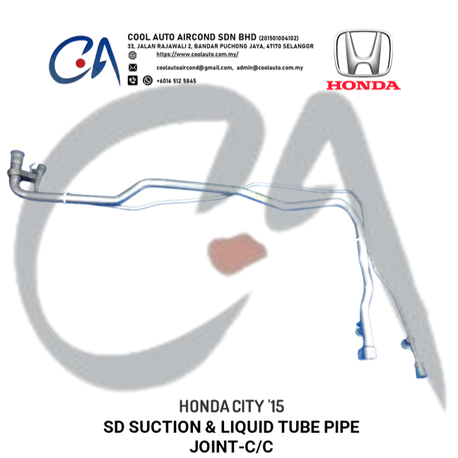HONDA CITY '15 SD SUCTION & LIQUID TUBE PIPE JOINT-C/C