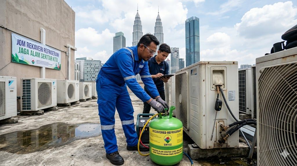 refrigerant emission prevention containment Malaysia DOE