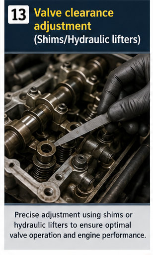 Valve Clearance Adjustment