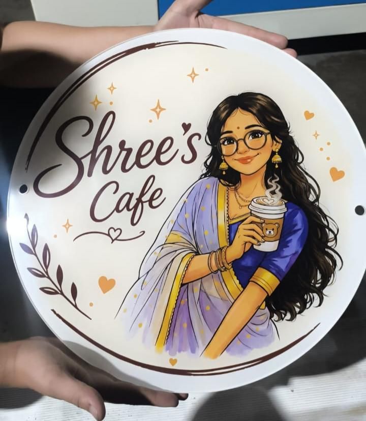 Acrylic Singnage + UV Printing