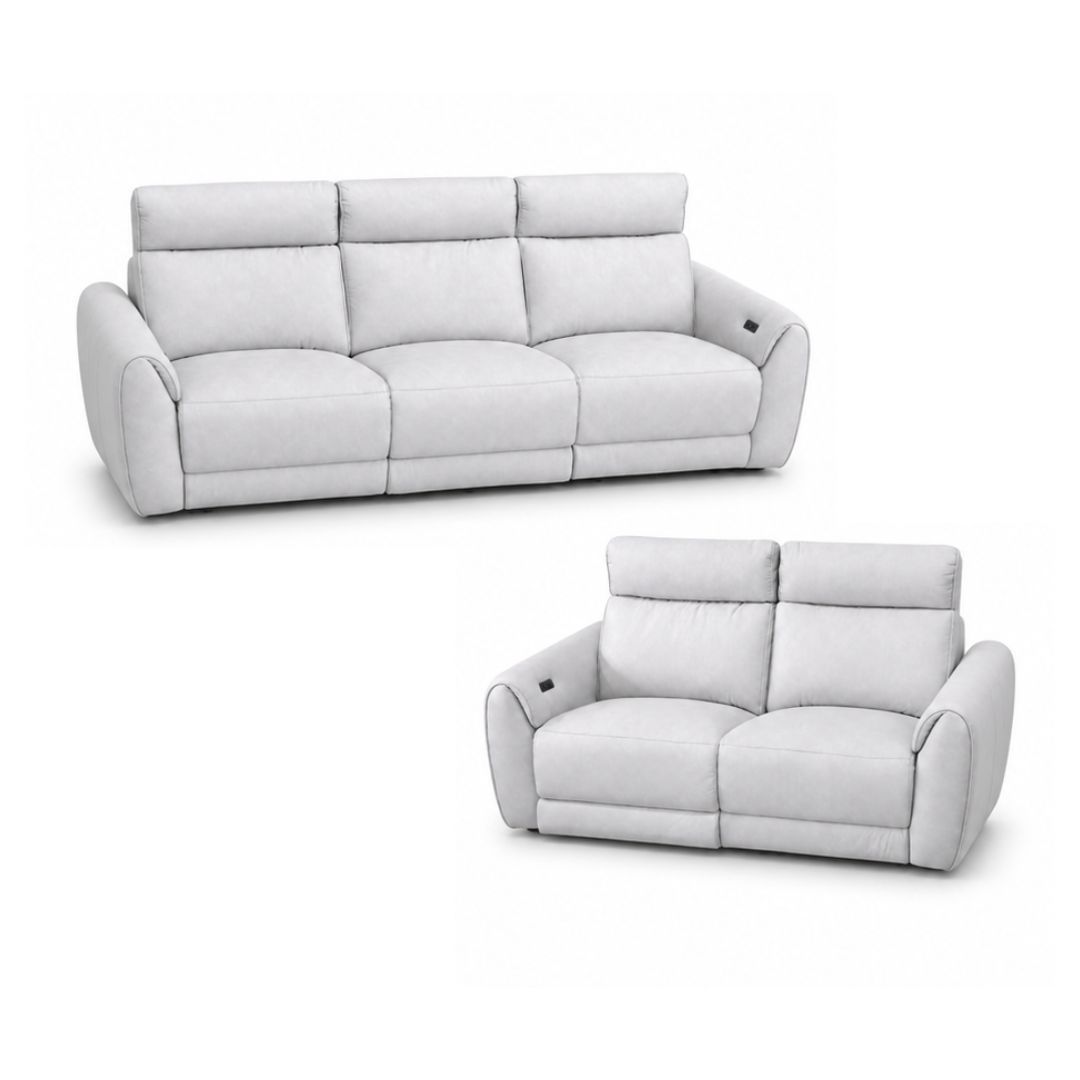 2RR + 3RR Seater Recliner Sofa Set C/W 2 Motor Recliner