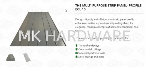 THE MULTI PURPOSE STRIP PANEL-PROFILE ECL 10