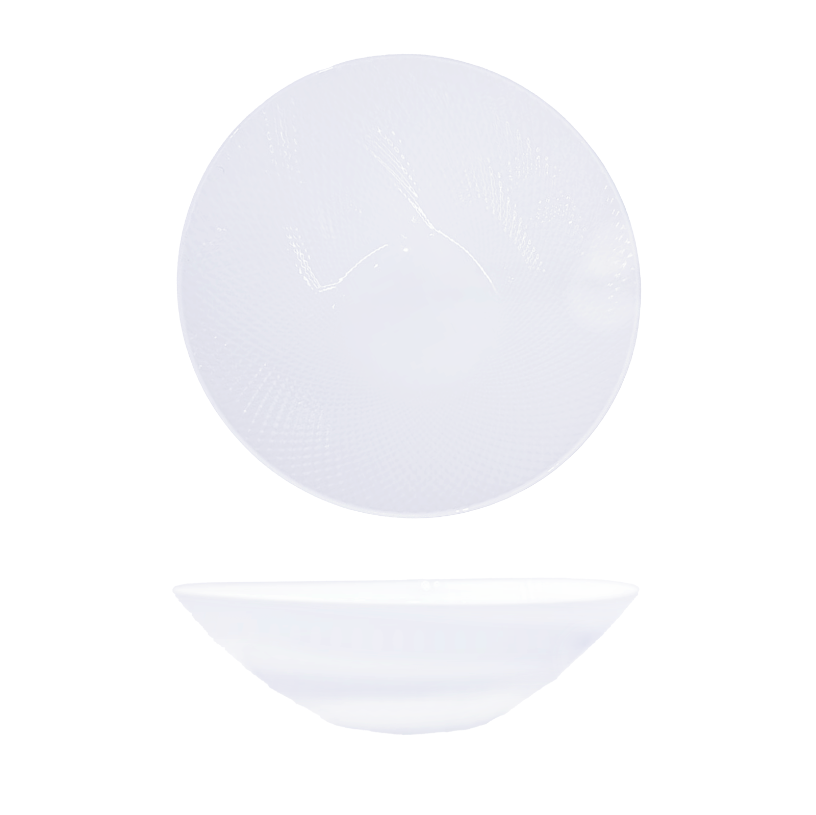YGB-9'' -special-shape-shallow-bowl-月光白9-盛世异形浅碗