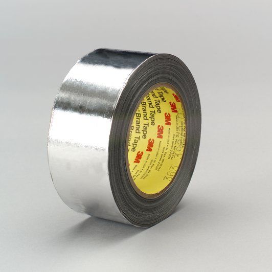 3M™ High Temperature Aluminum Foil/Glass Cloth Tape 363L