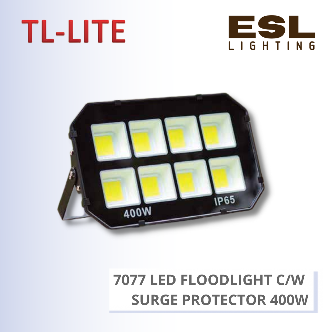 [DISCONTINUE] TL-LITE FLOODLIGHT - 7077 LED FLOODLIGHT C/W SURGE PROTECTOR - 400W