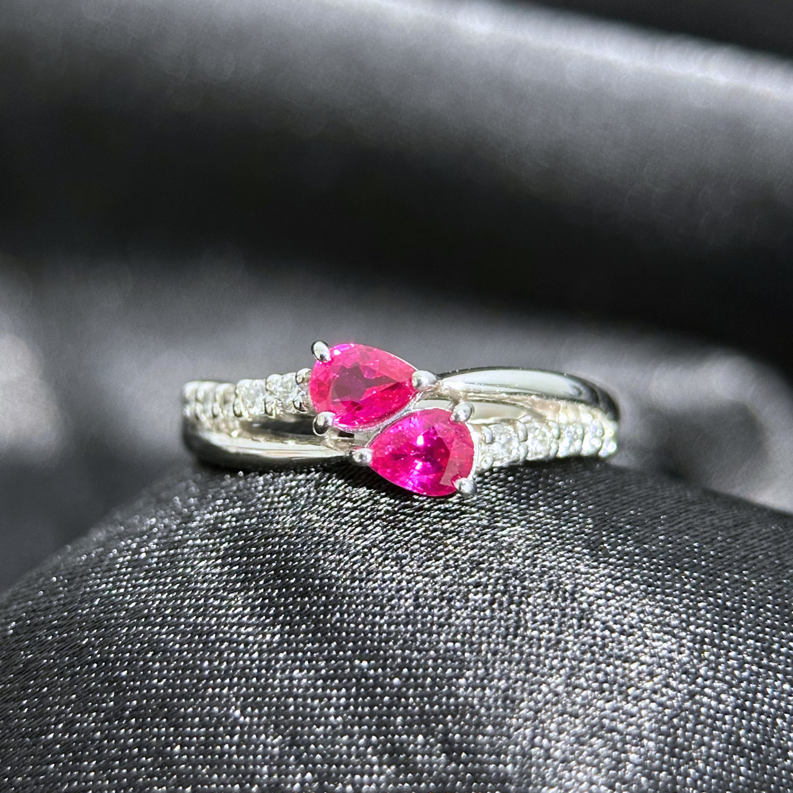 Ruby Ring with Diamonds
