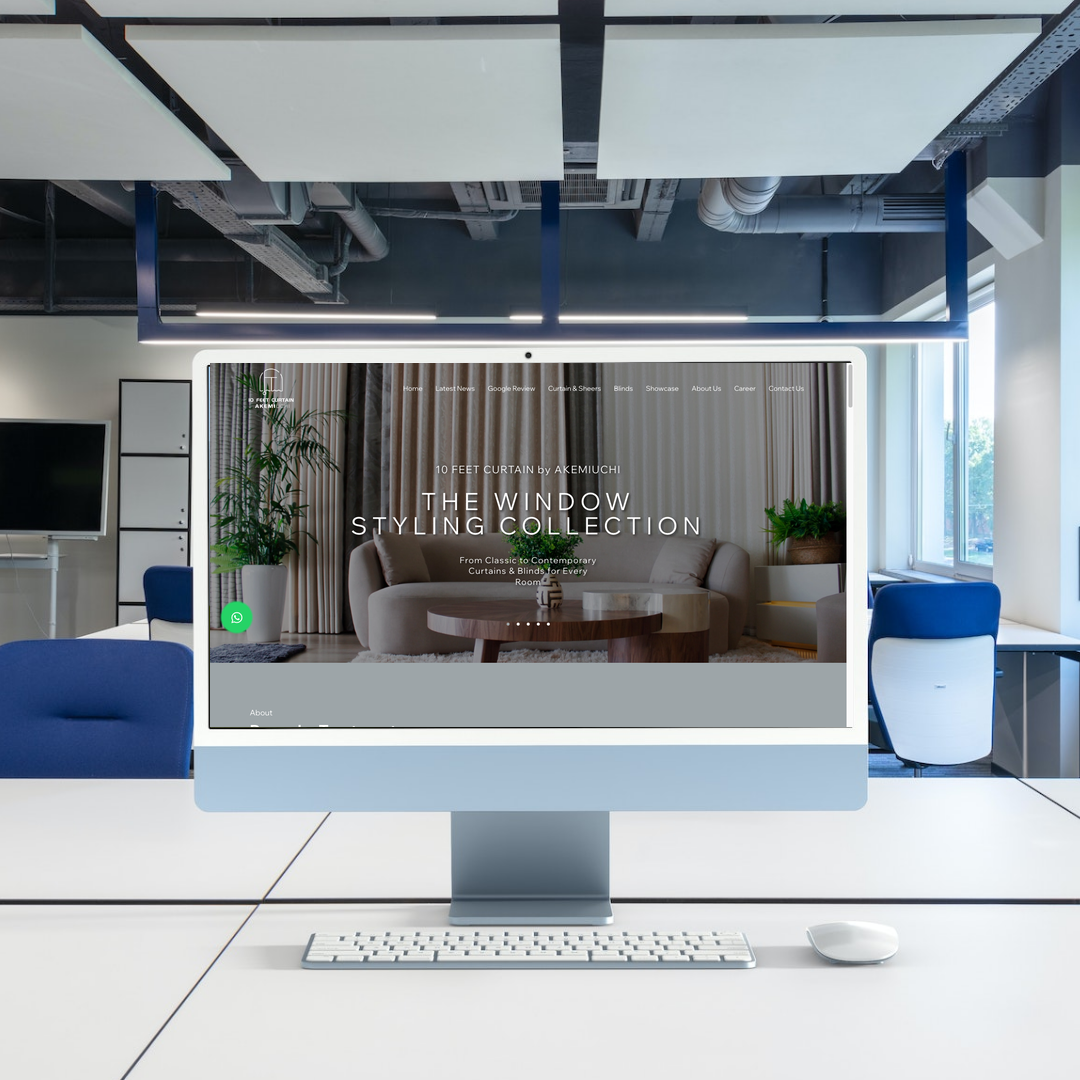 Curtains and Blinds Web Design | SEO | Digital Marketing | Cheras, Selangor