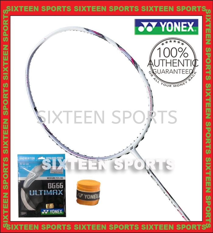 Yonex Astrox 66 Badminton Racket (C/W Yonex BG66 UM string & Ac102 Overgrip)