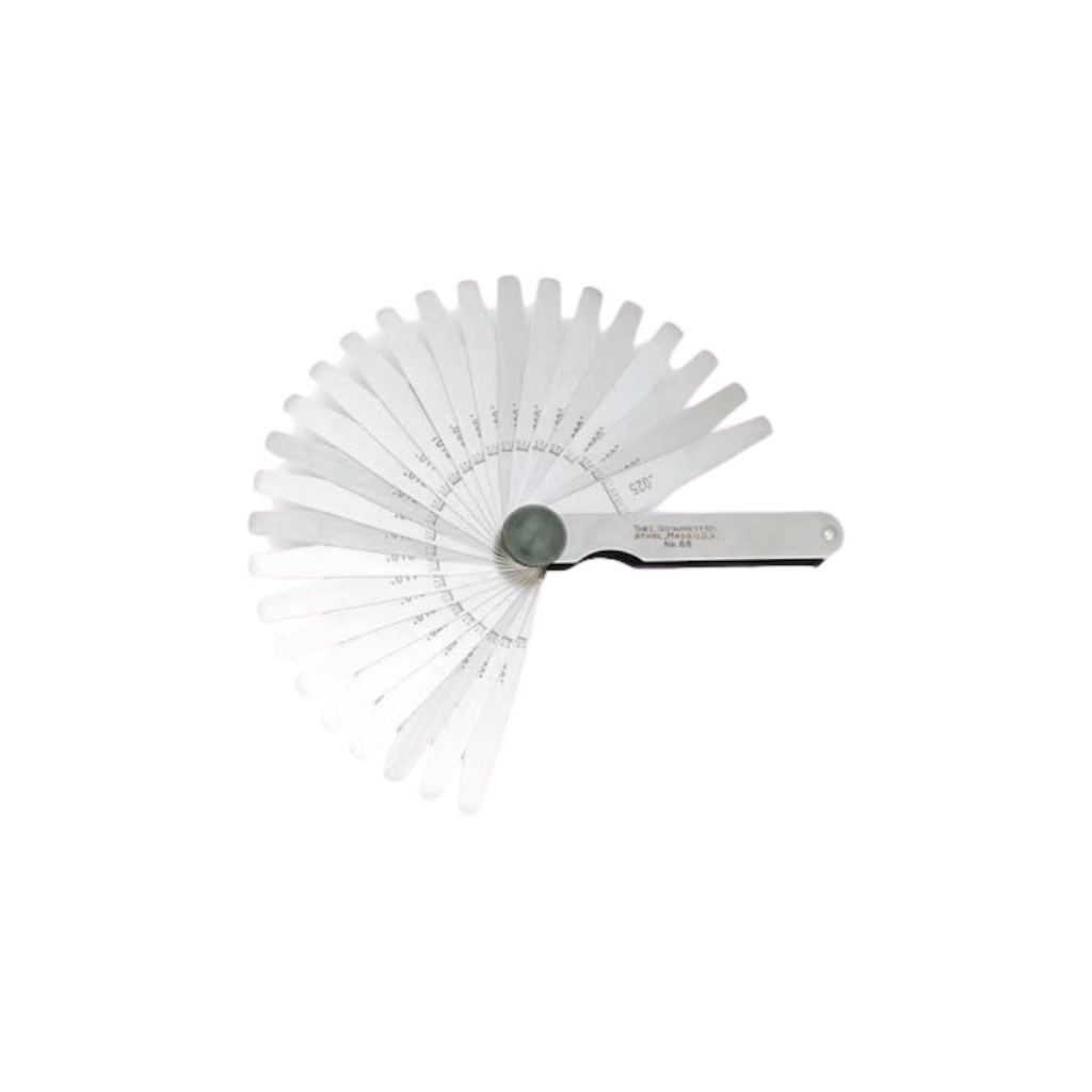 Starrett 66T Thickness Gage, 26 Tapered Leaves