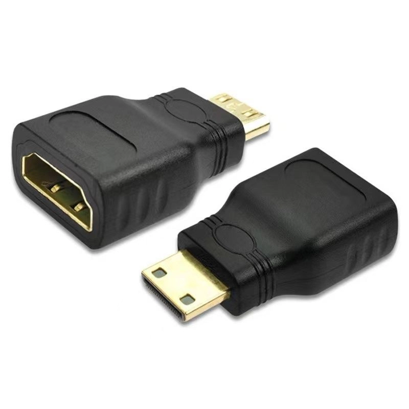 HD Mini HDMI to HDMI Adapter Male To Female Connector Converter Gold-Plated Extension for HDTV Laptop - A11384