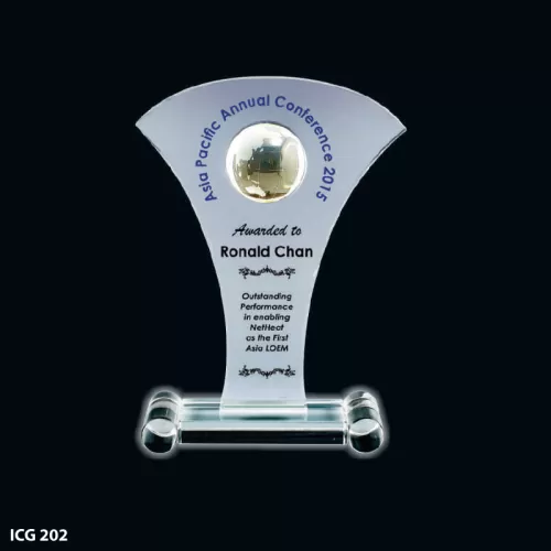 Exclusive Globe Plaque Award - ICG 202