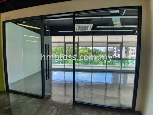 Glass Door Partition 