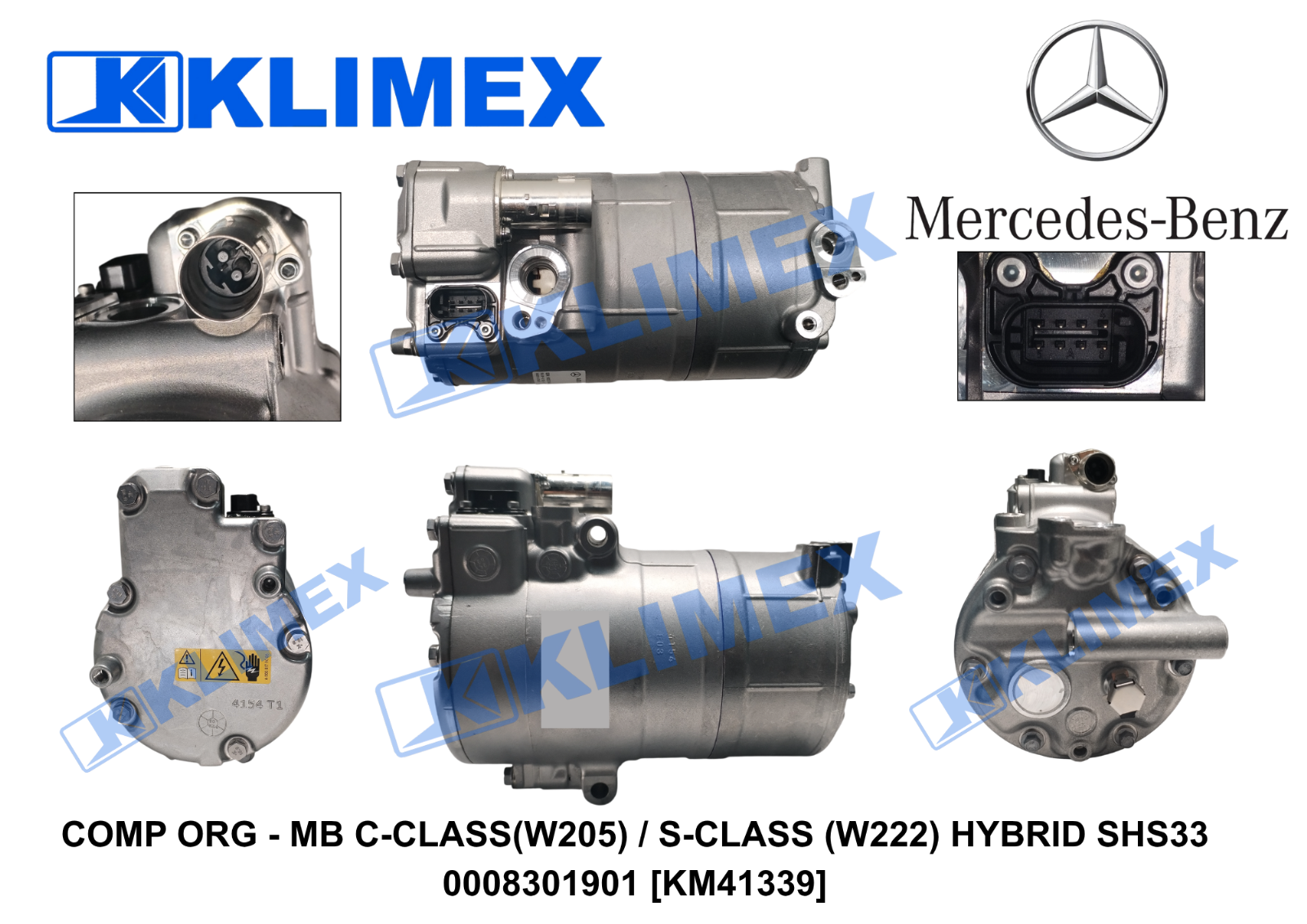 COMP ORG - MB C-CLASS(W205) _ S-CLASS (W222) HYBRID SHS33 0008301901 [KM41339]