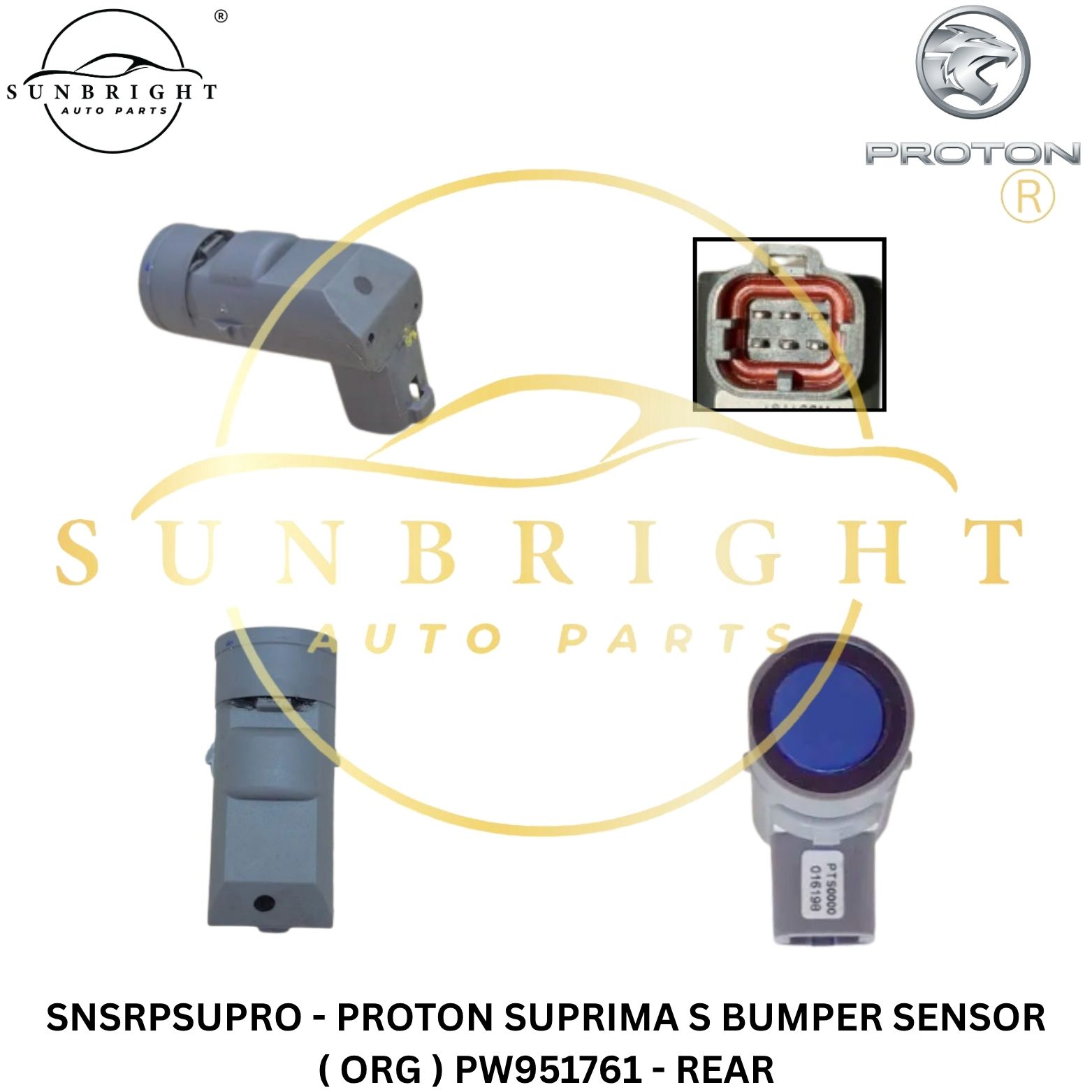 SNSRPSUPRO - PROTON SUPRIMA S BUMPER SENSOR ( ORG ) PW951761 - REAR