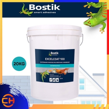 Bostik Supercoat Fiber Single Component Fiber Reinforced Flexible Acrylic Waterproofing Membrane 20KG