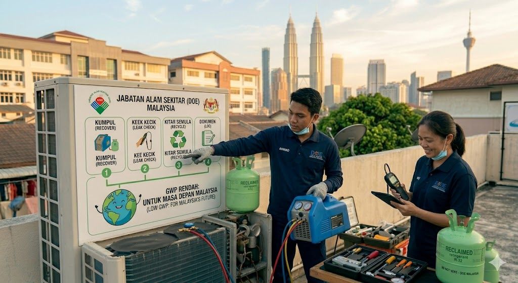 greenhouse gas refrigerant emission control Malaysia